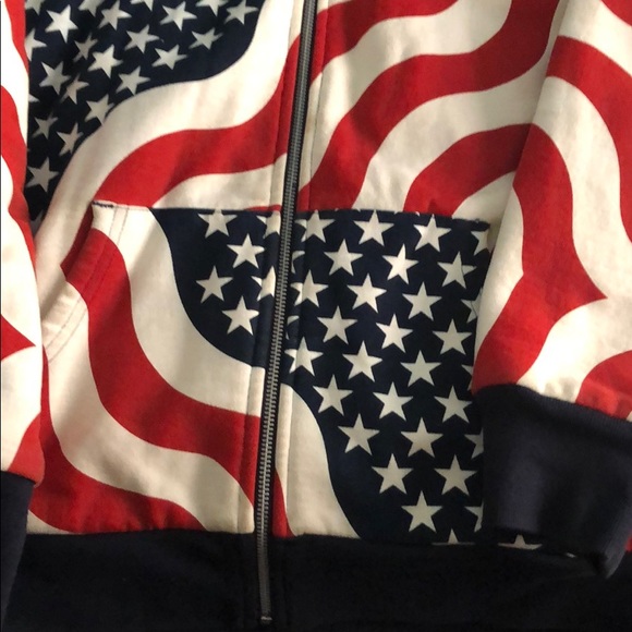 Supreme American flag hoodie - Picture 2 of 7